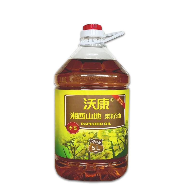 永顺县农家菜籽油湘西菜油原香纯正永顺压炸菜籽油5L