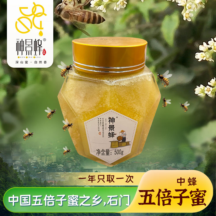 【蜂蜜】 石门县神景蜂五倍子蜜500g