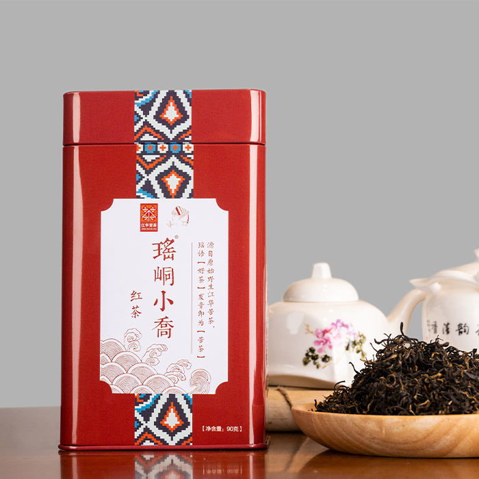 江华县瑶峒小乔高档红茶罐装90g