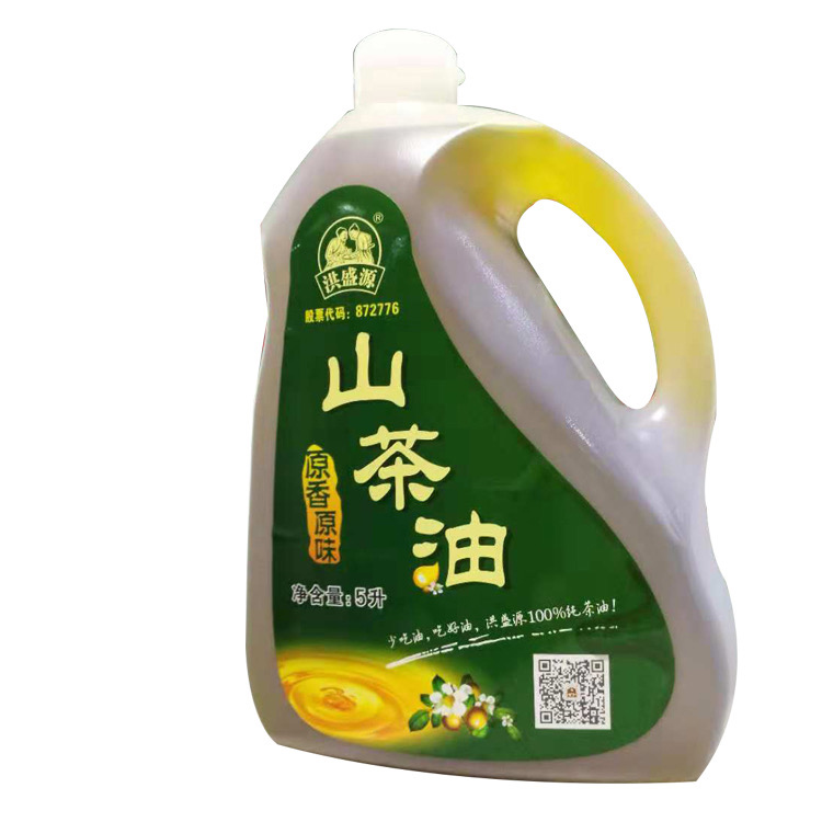 中方县洪盛源原香山茶油5L装物理压榨