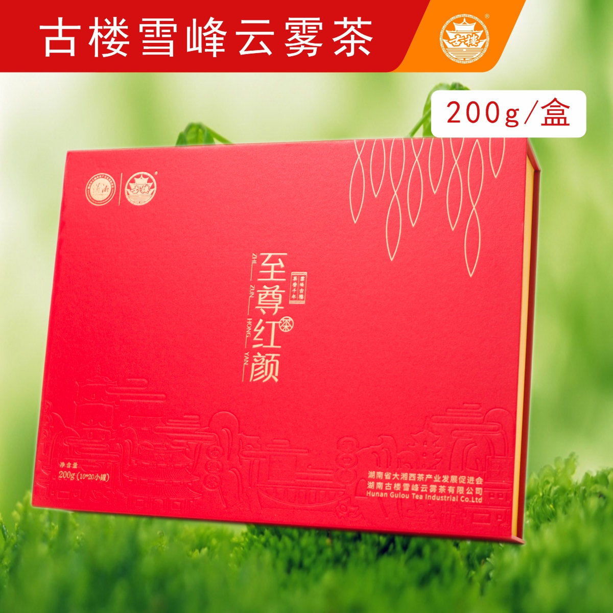 高山红茶2022礼盒小罐装200克【至尊红颜】正宗古楼雪峰云雾茶叶