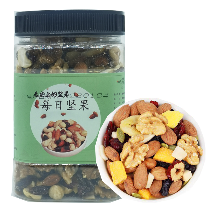 永顺县家边购每日坚果500克坚果混合罐装